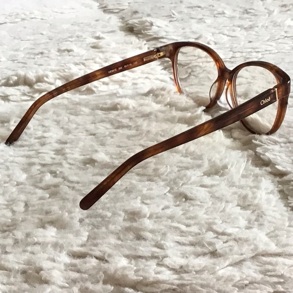 Chloe Eyewear Eyeglasses CE2612 282 Cateye Tortoise Frame - Damaged/Repaired - Picture 10 of 16